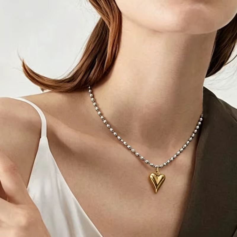 Collar dije corazón