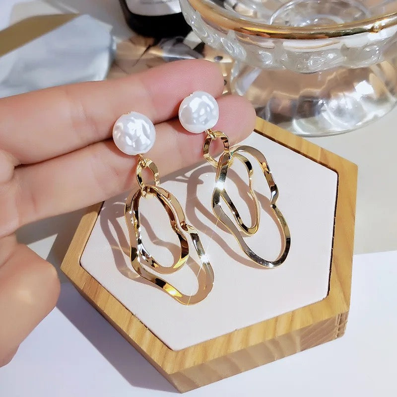 Caravana ovalada con perla