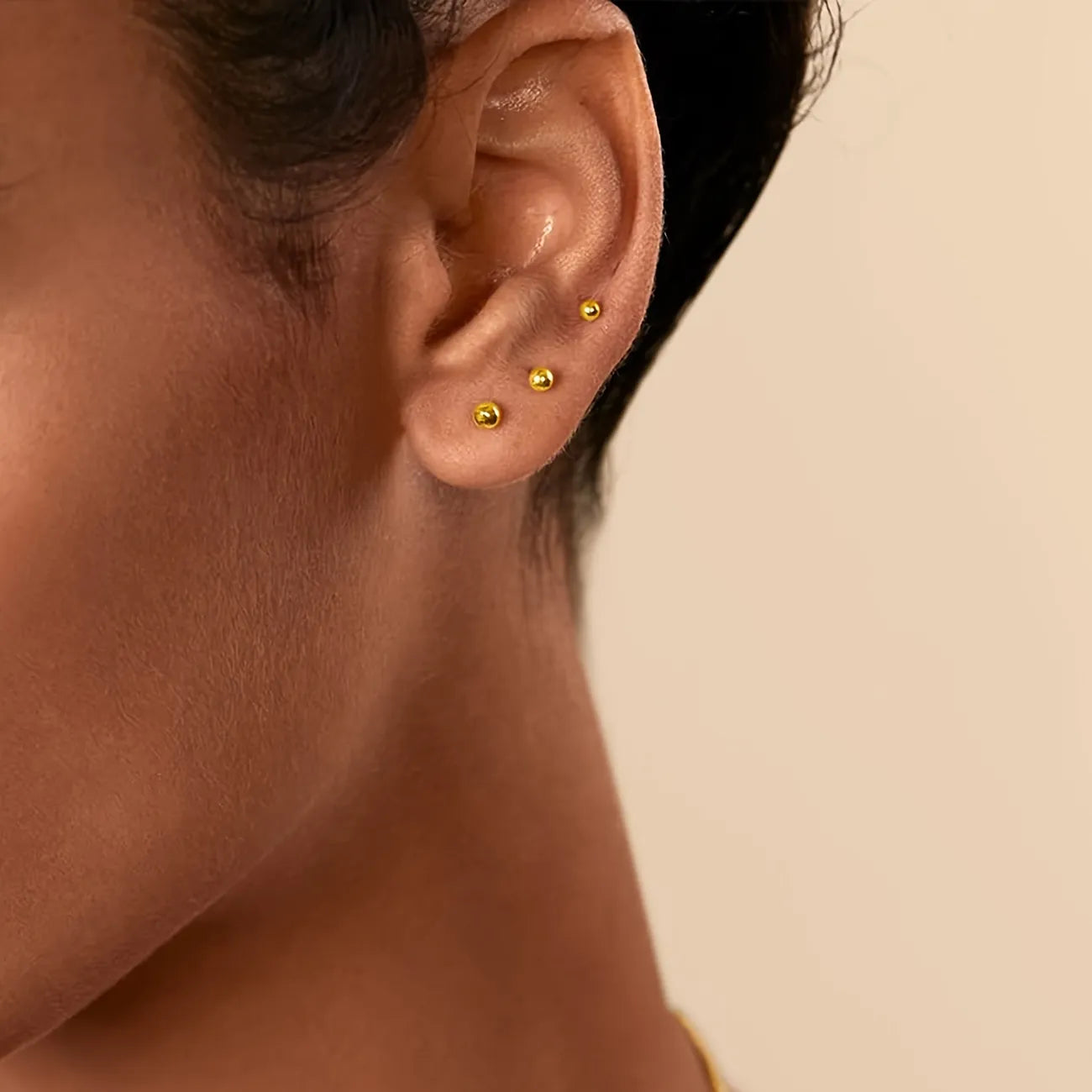 Set perla de acero x 3