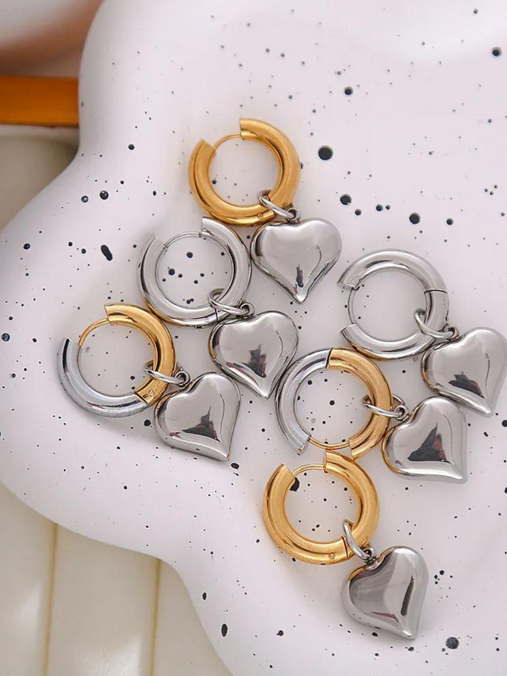 Aro combinado corazón