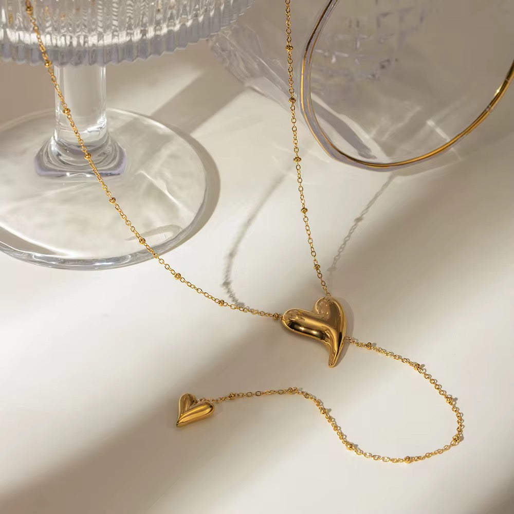 Colgante largo corazón