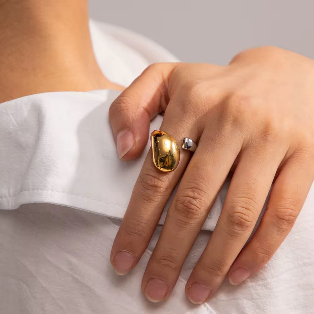 Anillo combinado Gota