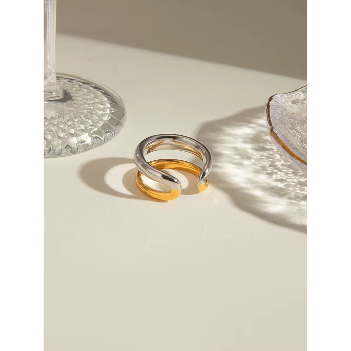 Anillo ajustable combinado