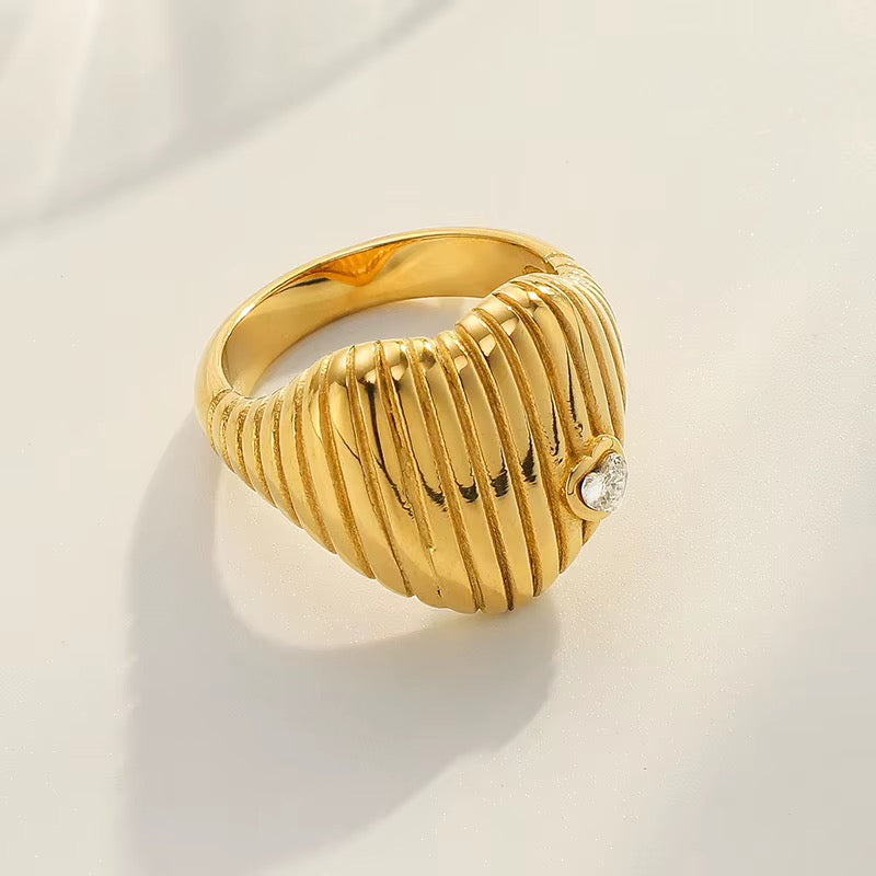 Anillo corazon