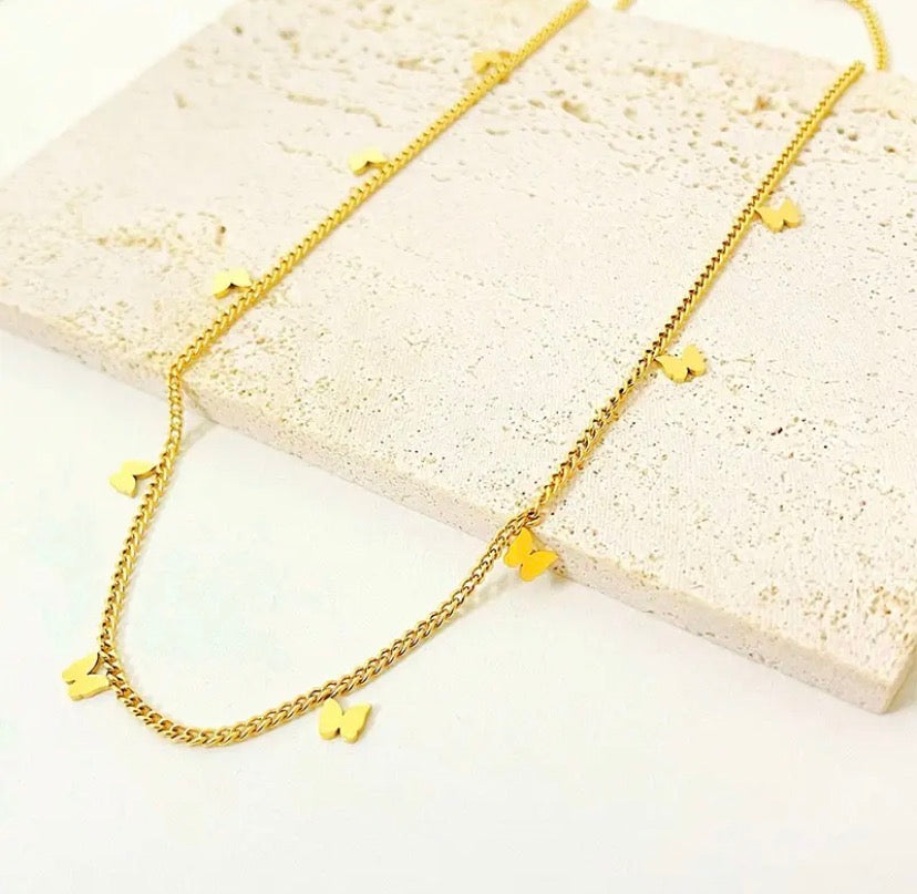 Collar mariposas