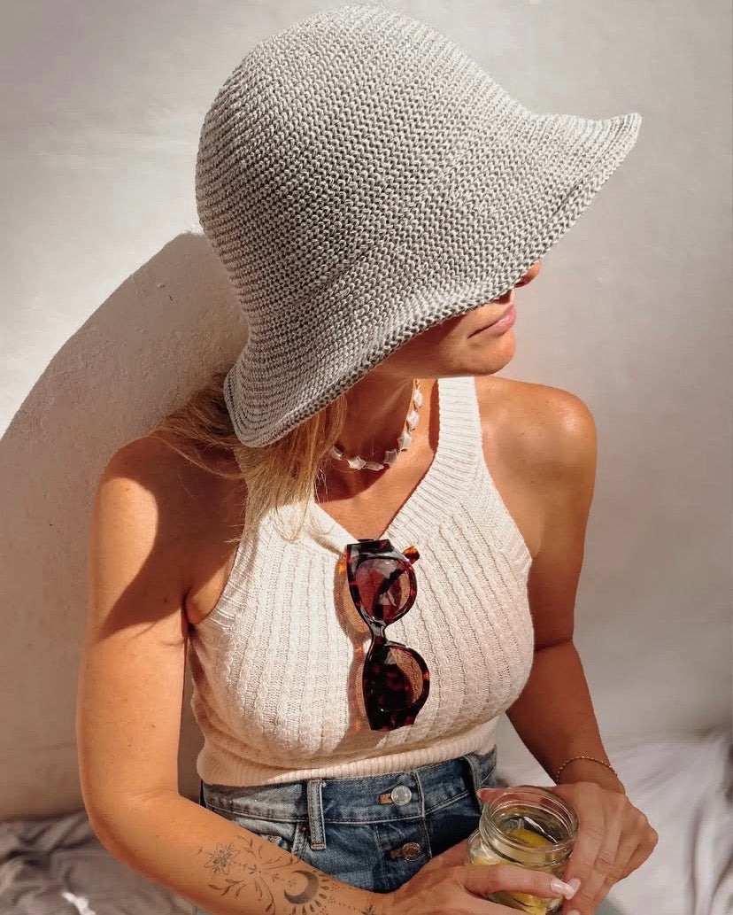 Capelina tipo tejida