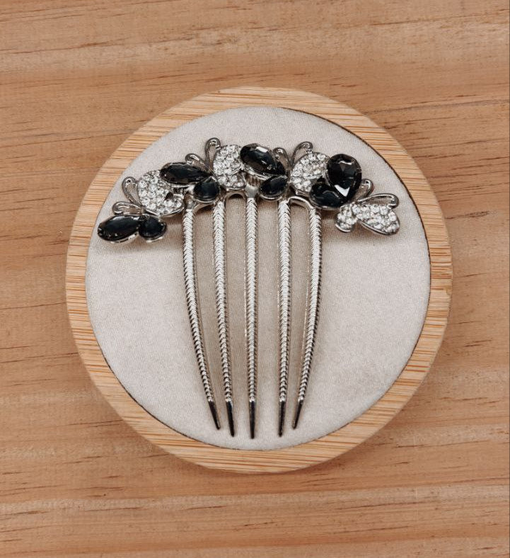 Peineta metal grande