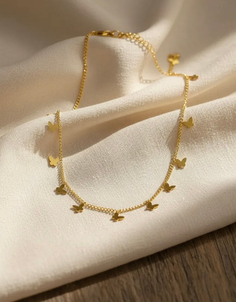 Collar mariposas