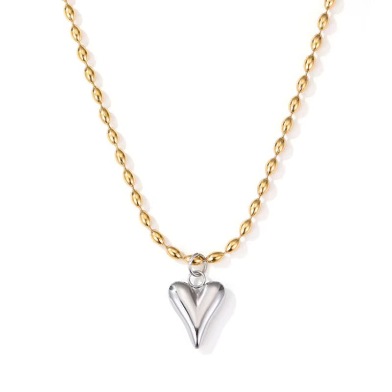 Collar dije corazón