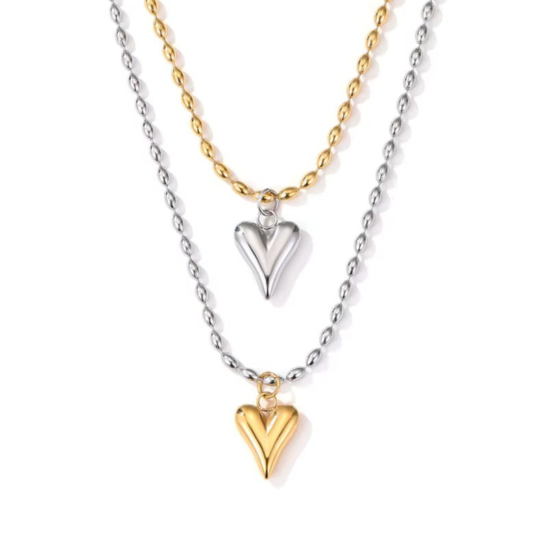 Collar dije corazón