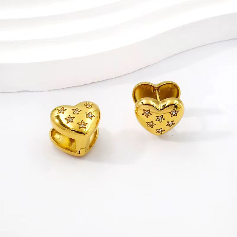 Caravana Corazón con strass