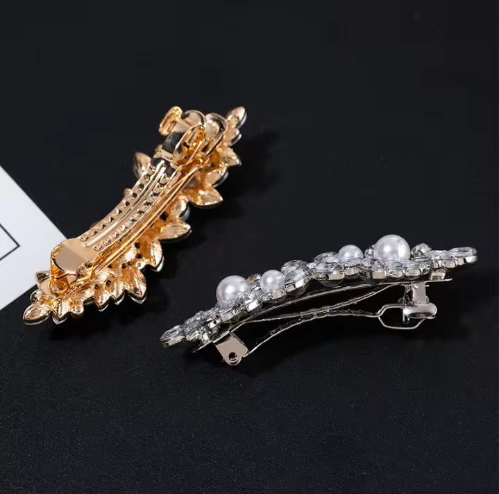 Broche con perlas