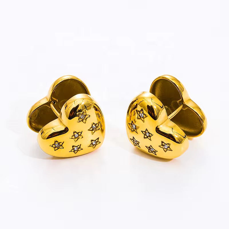 Caravana Corazón con strass