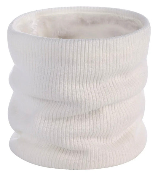 Cuello forrado en piel