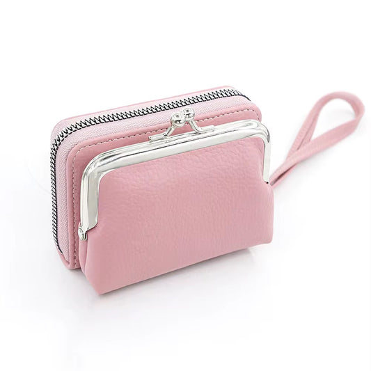 Tarjetero con monedero desmontable