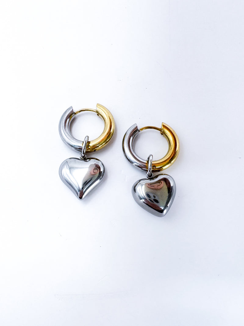 Aro combinado corazón