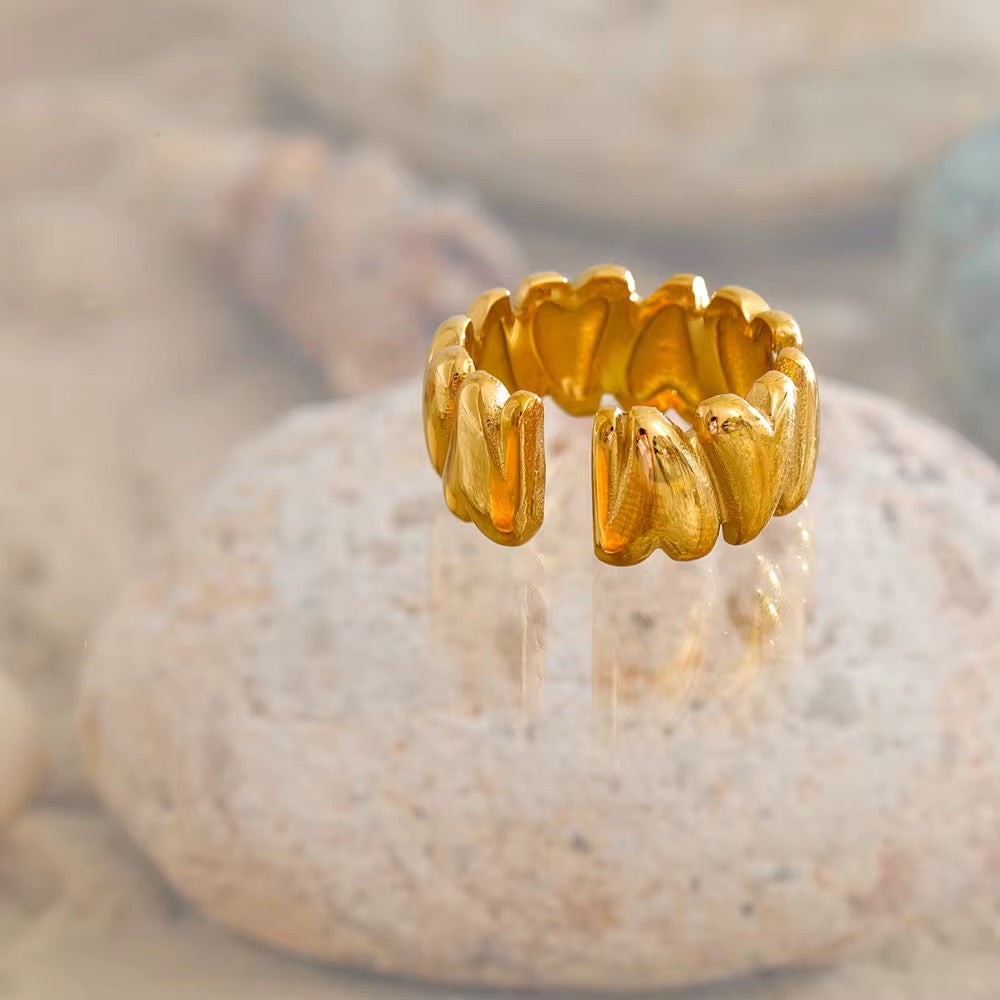Anillo corazones