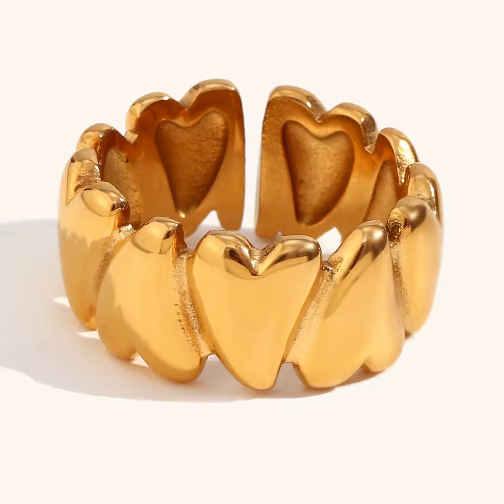 Anillo corazones