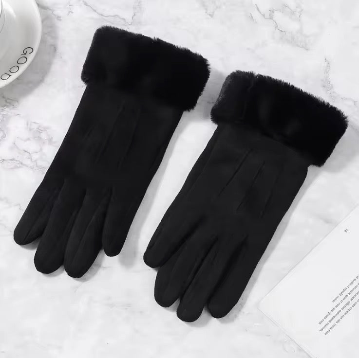 Guantes con piel