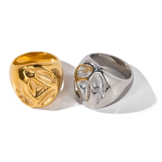Anillo machacado