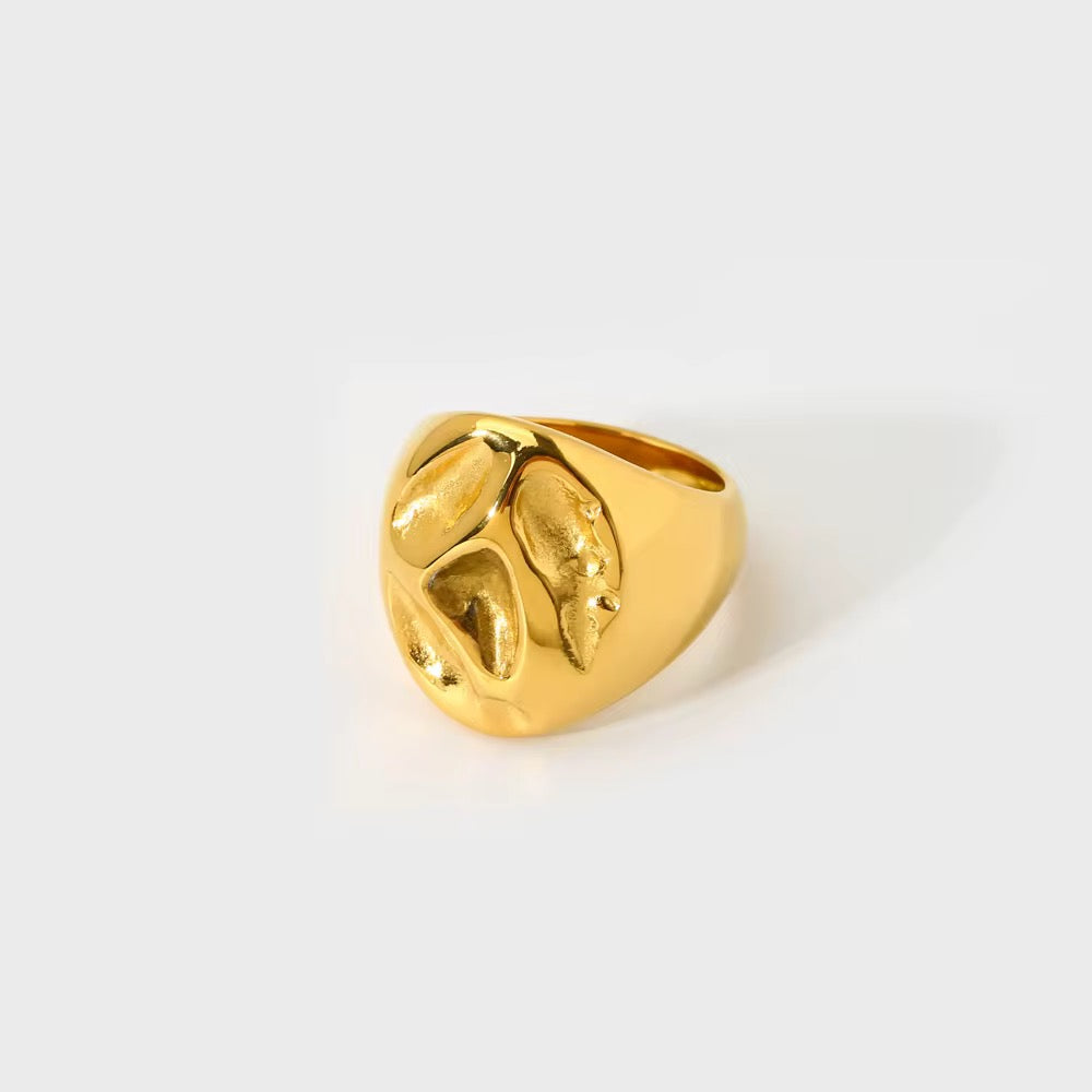 Anillo machacado