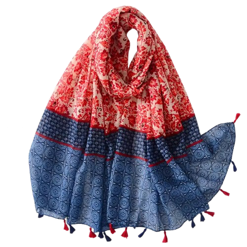 Pashmina combinada 2 colores