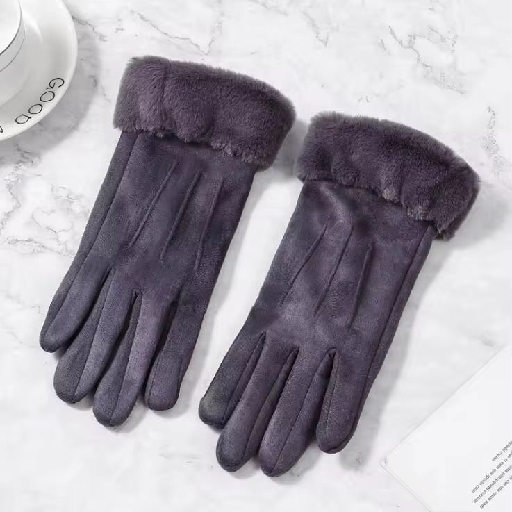 Guantes con piel