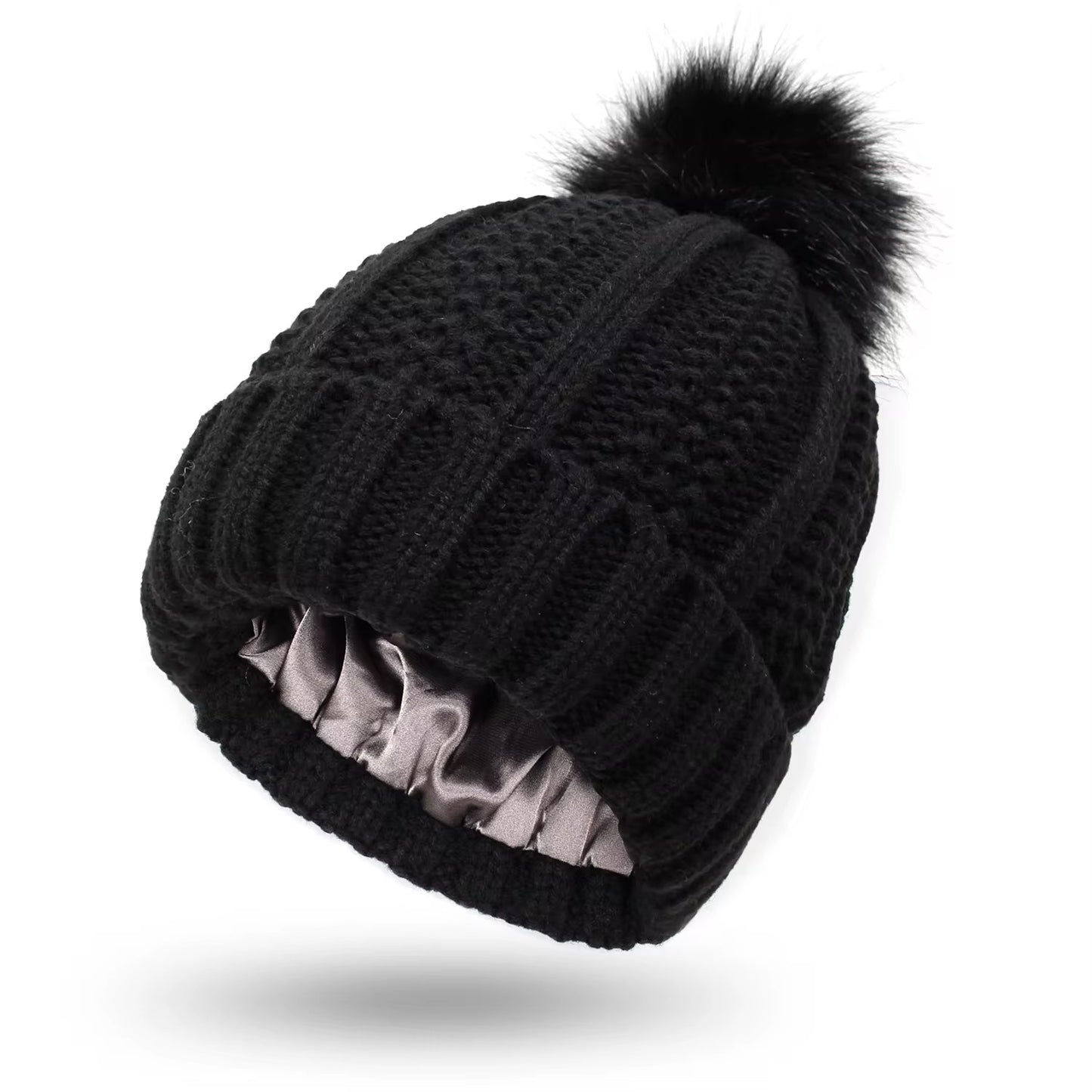 Gorro forrado en satén