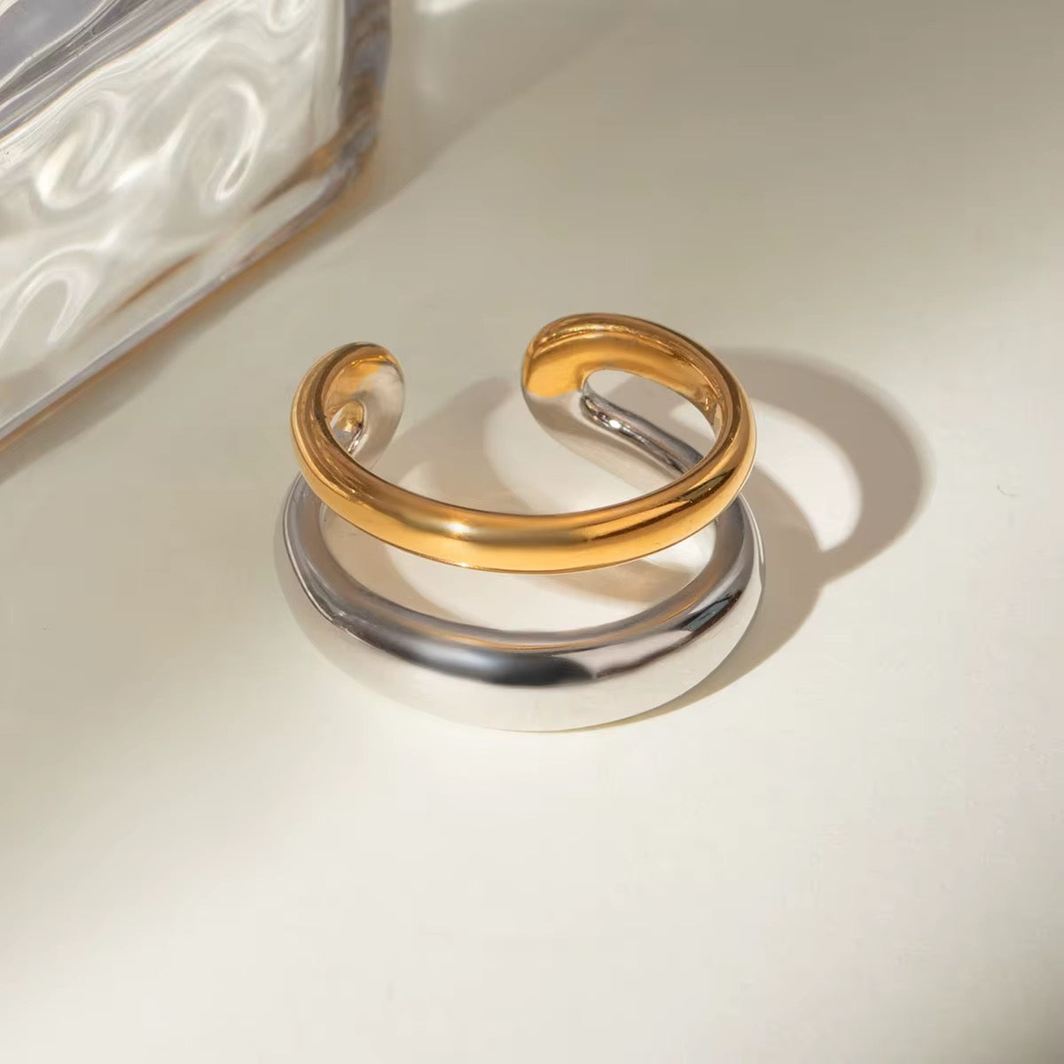 Anillo ajustable combinado