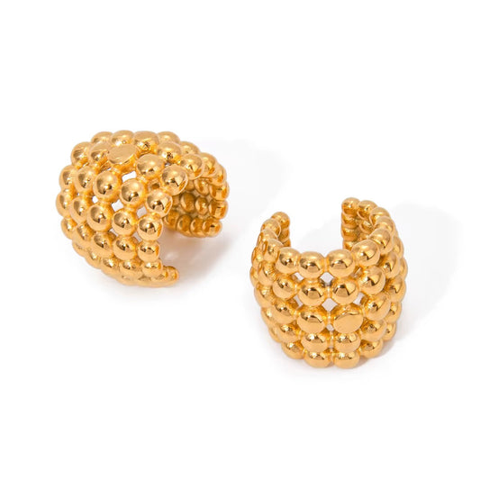 Earcuff Unitario Bolitas