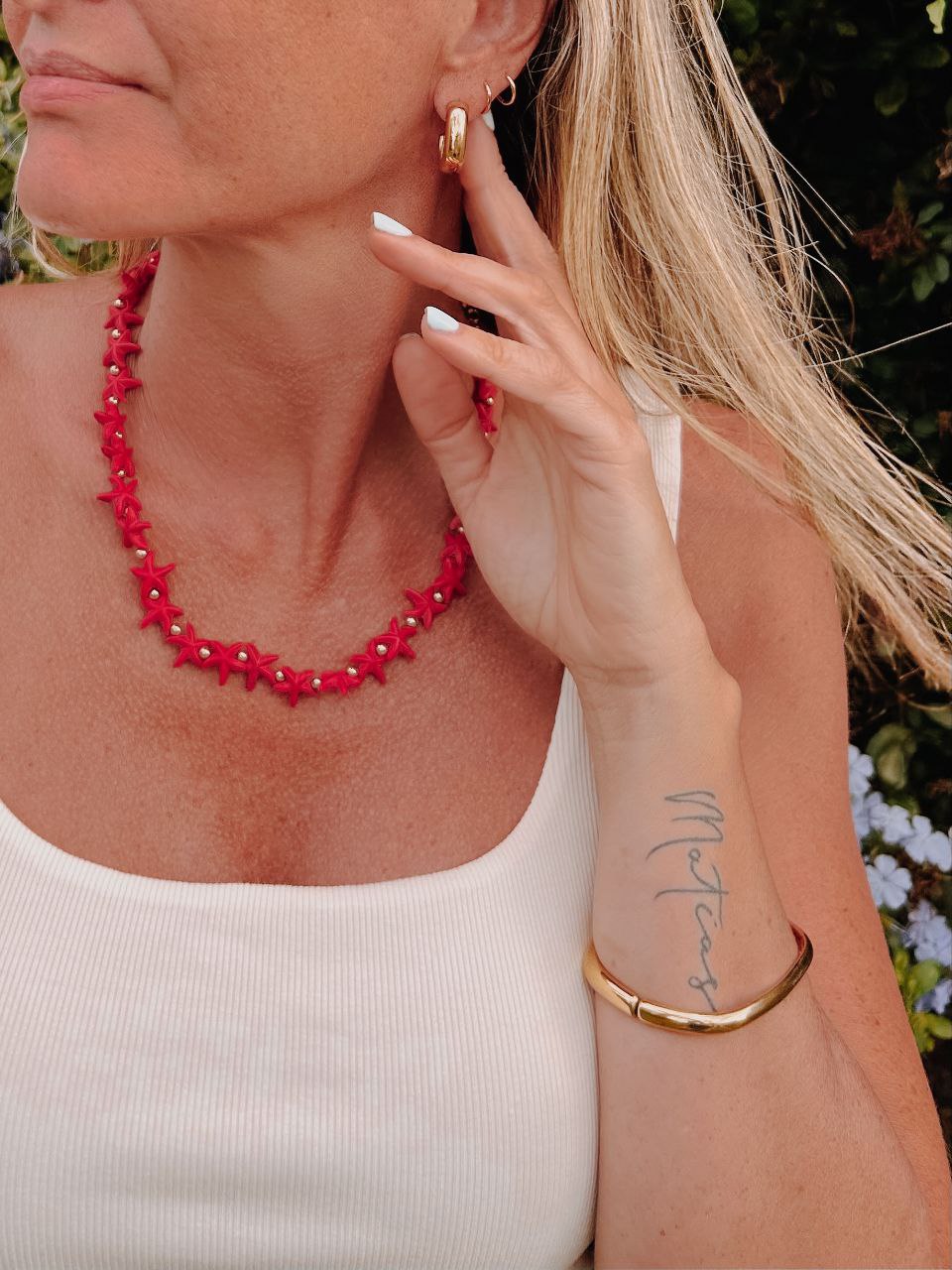 Collar Estrella Rojo