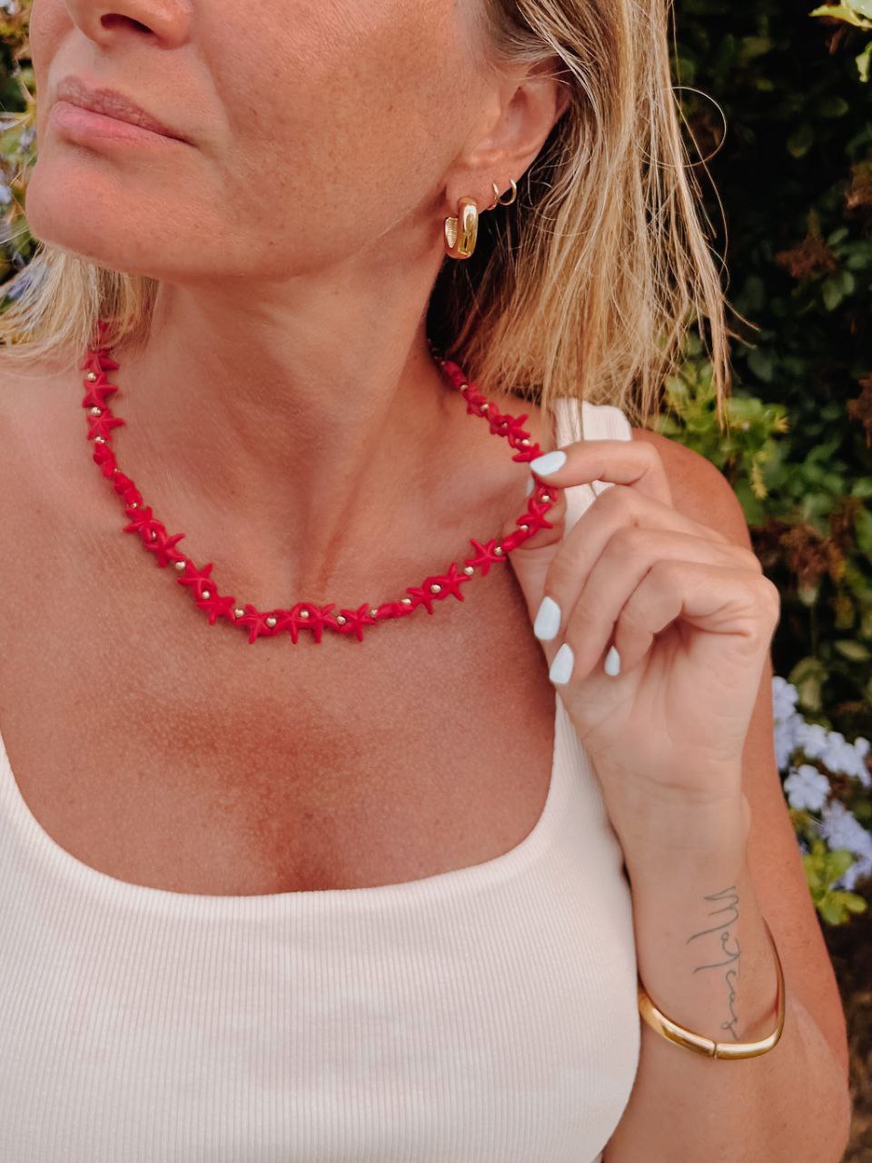Collar Estrella Rojo
